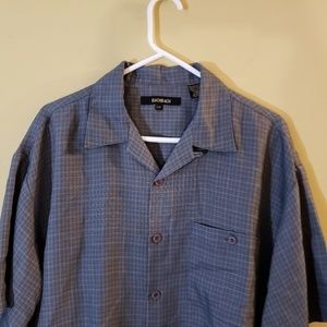 Bachrach gray shirtsleeves L/G
